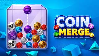 Coin Drop Merge — Crypto-Themed Merge screenshot 1