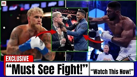 Anthony Joshua SNAPS on Jake Paul! Press Conference Turns Into Near Brawl!