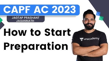 How to Start Preparation? | CAPF AC 2023 | Jagtap Prashant Jagannath