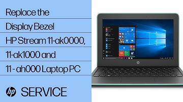 Replace the Display Bezel | HP Stream 11-ak0000, 11-ak1000 and 11 - ah000 Laptop PC | HP