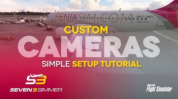 CUSTOM CAMERA VIEWS Simple Setup TUTORIAL #microsoftflightsimulator #msfs2020 #msfs