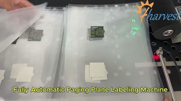 #Fully Automatic Paging Plane Labeling Machine, #Plastic Bags Paging and Labeler #Manufacturer