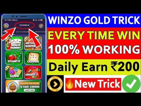Winzo Earning Money Free 500 rs Giveaway ₹100 ₹200 Instant Withdraw 🔴LIVE