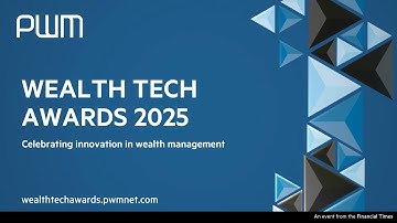 PWM Wealth Tech Awards 2025 Highlights
