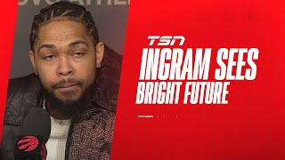 Despite frustration with not playing due to injury, Ingram sees bright future with Raptors