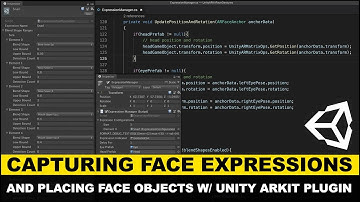 Unity3d ARKit Face Tracking and placing face game objects with anchor data