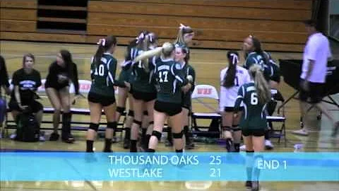 Thousand Oaks vs Westlake Girls Volleyball