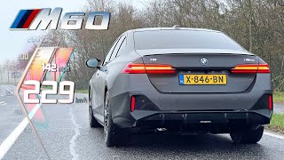 2024 BMW 5 Series 600HP i5 M60 | ACCELERATION & TOP SPEED on AUTOBAHN