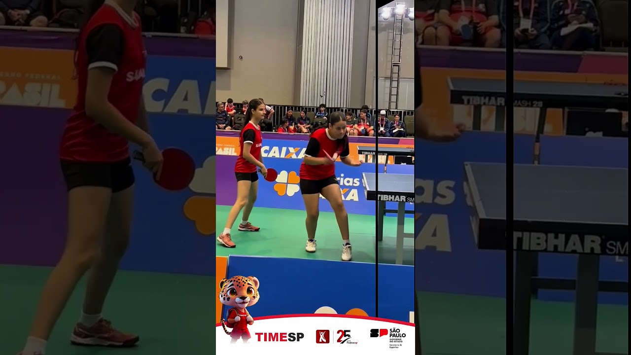 Confira os melhores momentos do timesp no tênis de mesa nos Jogos Escolares da Juventude! 