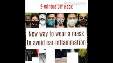 Ear saver for face mask|Diy ear saver for face mask in lockdown|Ear saver idea for face mask #corona
