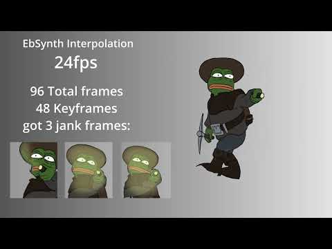 Using EbSynth as an Interpolation Tool (12 to 24fps) Hand-Drawn MonkaS