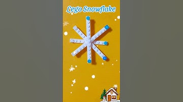 Lego Snowflake! ❄️ ☃️ 6 days until Christmas!