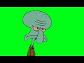 Squidward fail green screen