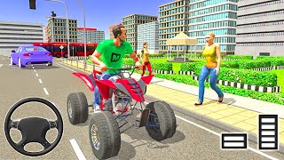 ATV Bike Taxi Sim 2021 | City Taxi Driver Game – Android Gameplay screenshot 2