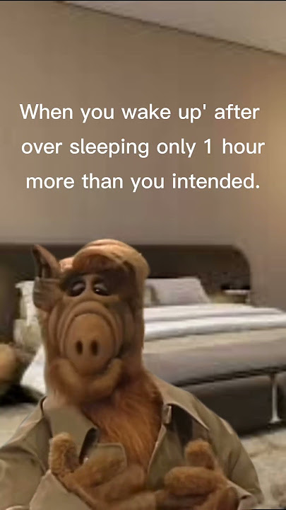When you oversleep. Even just one hour to long. #foryou #funny #sleep #pov