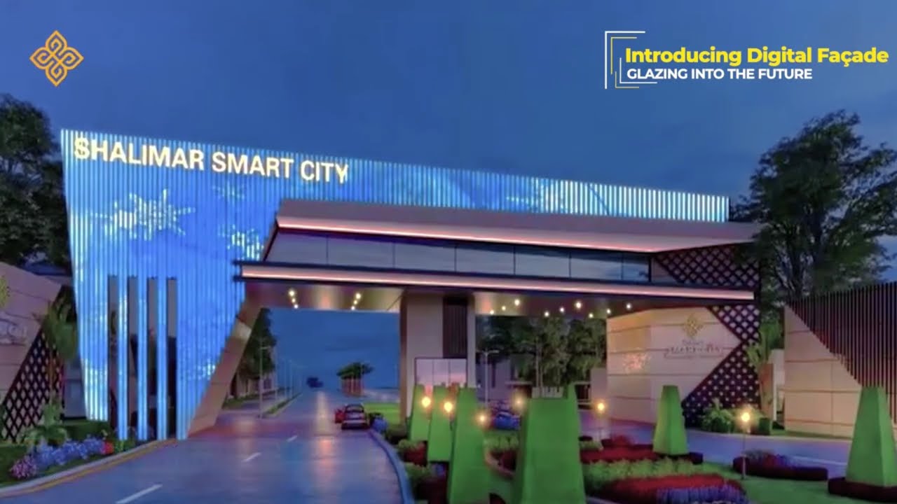 🌟 Introducing Digital Facade Glazing  The Future of Shalimar Smart City! 🏙️🚀