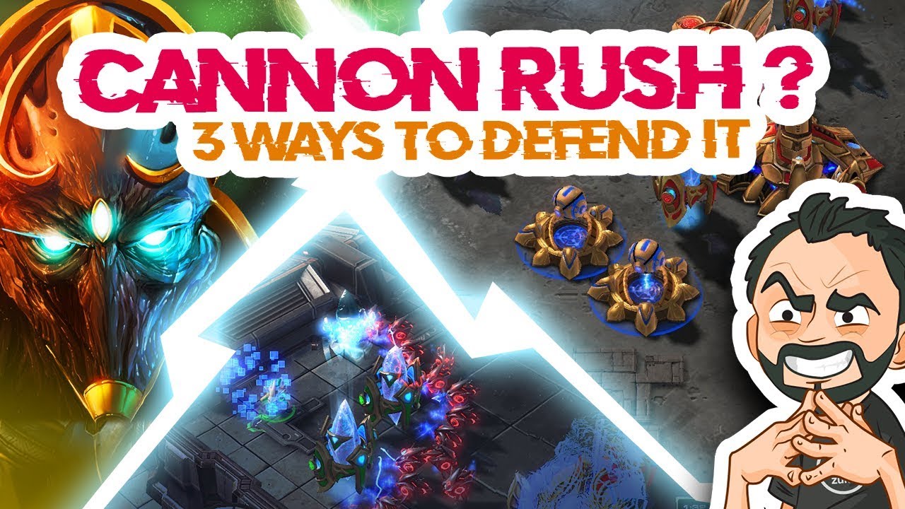 Starcraft 2 - Defending a Cannon Rush? 3 EASY Ways Here !