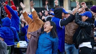 RAW: Jays fans go wild after emotionally-charged win over Rangers