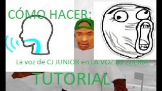 (Loquendo) Cómo hacer la voz de CJ Junior en la voz de Zueira (Tutorial) | iMattFabulous