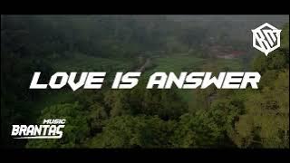 DJ ANGKLUNG LOVE IS THE ANSWER REMIX SLOWBASS | BRANTAS MUSIC