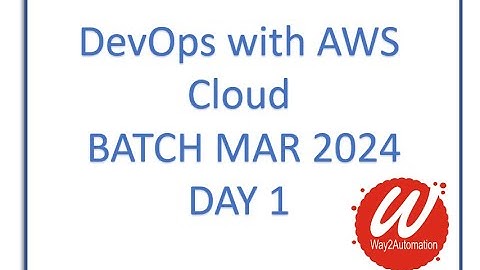 DevOps with AWS Cloud Demo session