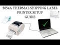 Updated Setup Guide - Arkscan 2054A Thermal Shipping Label Printer Tutorial