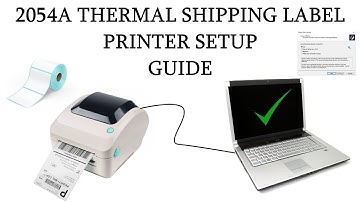 Updated Setup Guide - Arkscan 2054A Thermal Shipping Label Printer Tutorial