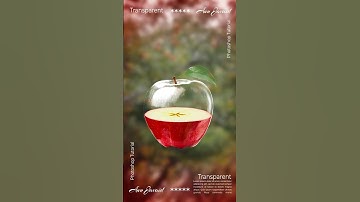 Transparent Fruit Effect in Photoshop | #transparent #photoshop #photoshoptutorial #ytshorts #yt