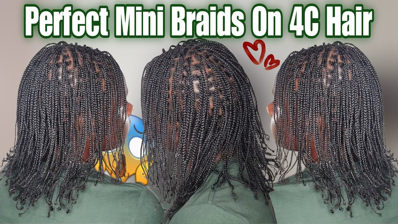 MINI BRAIDS FOR MASSIVE HAIR GROWTH ON 4C HAIR ‼️😱 *Must Watch* | 2 MONTHS CHALLENGE | Christal B. 