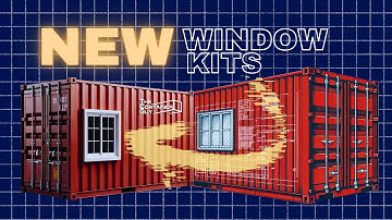 DIY Window Kit For Shipping Container Offices & Tiny Homes