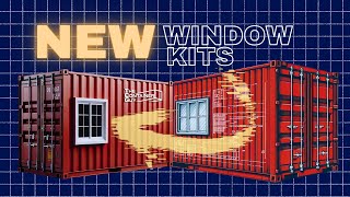 DIY Window Kit For Shipping Container Offices & Tiny Homes