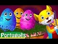 Hey Diddle Diddle | Ovos Surpresa com Brinquedos de Canções de Ninar | ChuChu TV Português