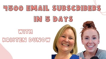 Networking to Grow Your Teachers Pay Teacheres Email List w  Kristen Dunow