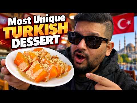 Most Unique Turkish Dessert Ever. I bet you Have Never Tried It