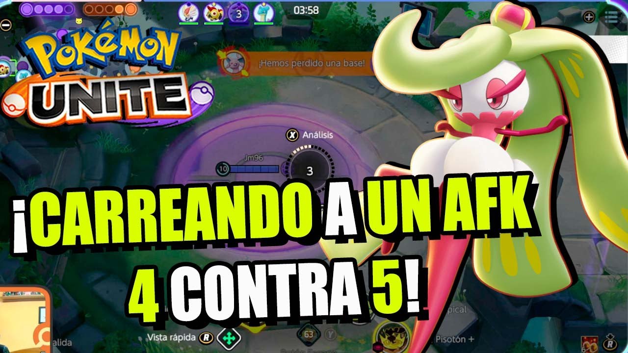 🔥¡GANAMOS una PARTIDA 4VS5 en POKEMON UNITE RANKEDS!🔥 - YouTube