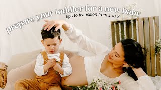 Preparing Your Toddler for a New Baby Sibling | Tips to Transition from 1 to 2