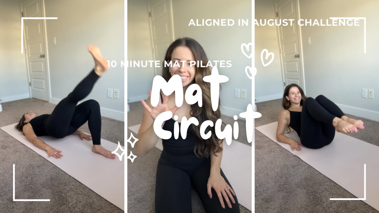 Mat Pilates 10 20 Minute Circuit Quick Mat Pilates Workout Youtube 