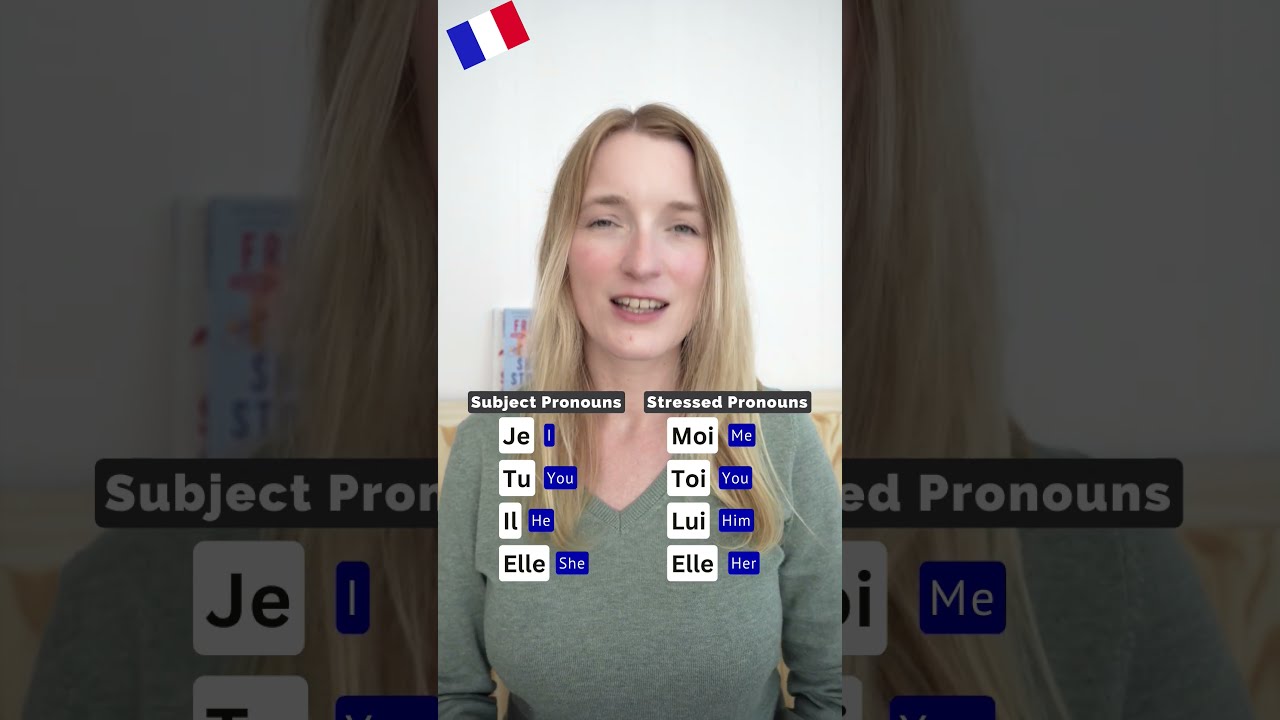 French Subject Pronouns Vs Stressed Learnfrench Frenchlesson Language
