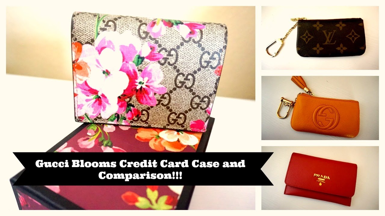 Gucci Credit Card Case and Comparison! 