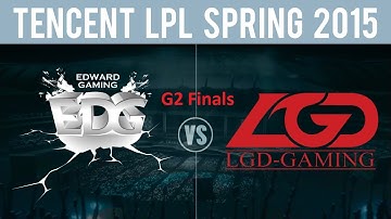 EDG vs LGD, Game 2 | LPL Spring Grand Finals | Edward Gaming vs LGD Gaming