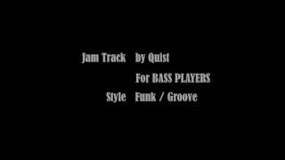 Video thumbnail of "Prince Style Funk Bass Backing Track (A)"