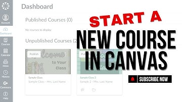 Start Here! How to Set Up a Canvas Course FAST