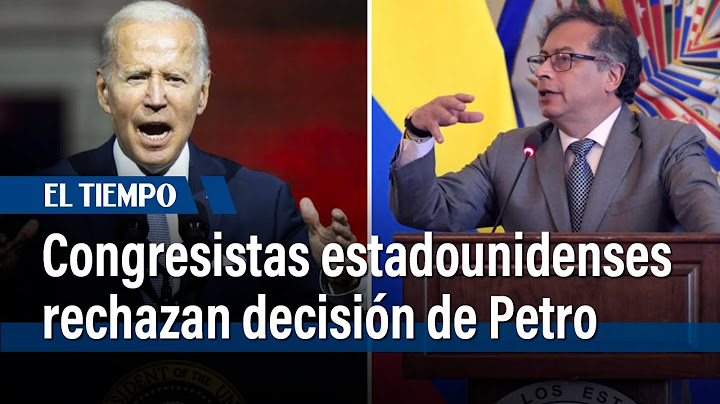 Congreso de EE. UU. y el Departamento de Estado rechazan declaraciones de Petro | El Tiempo