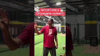 Pregame routines and warmups for baseball players