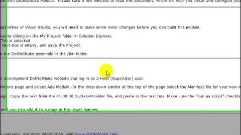 DotNetNuke Tutorial, Power Login module - first shot - Video #29