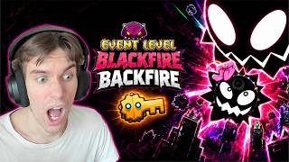 The NEW Blackfire Backfire Event Level Was INSANE… But I Got the GOLD KEY!│Geometry Dash 2.208