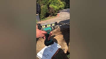 How to keep a drill with a long drill bit level while drilling