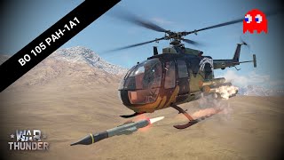 War Thunder Gameplay: BO 105 PAH-1A1 | 20 Minute CAS with Agile German Helicopter