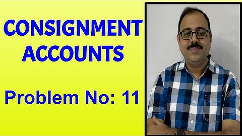 consignment accounts problem no 11