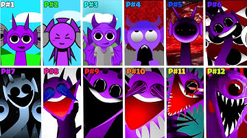 Sprunki - Incredibox ALL DURPLE in Random Different Mods on SPRUNKI
